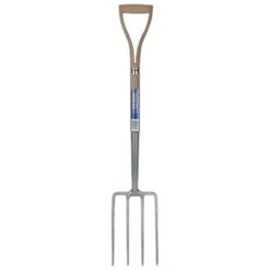 Draper Carbon Steel Garden Fork With Ash Handle