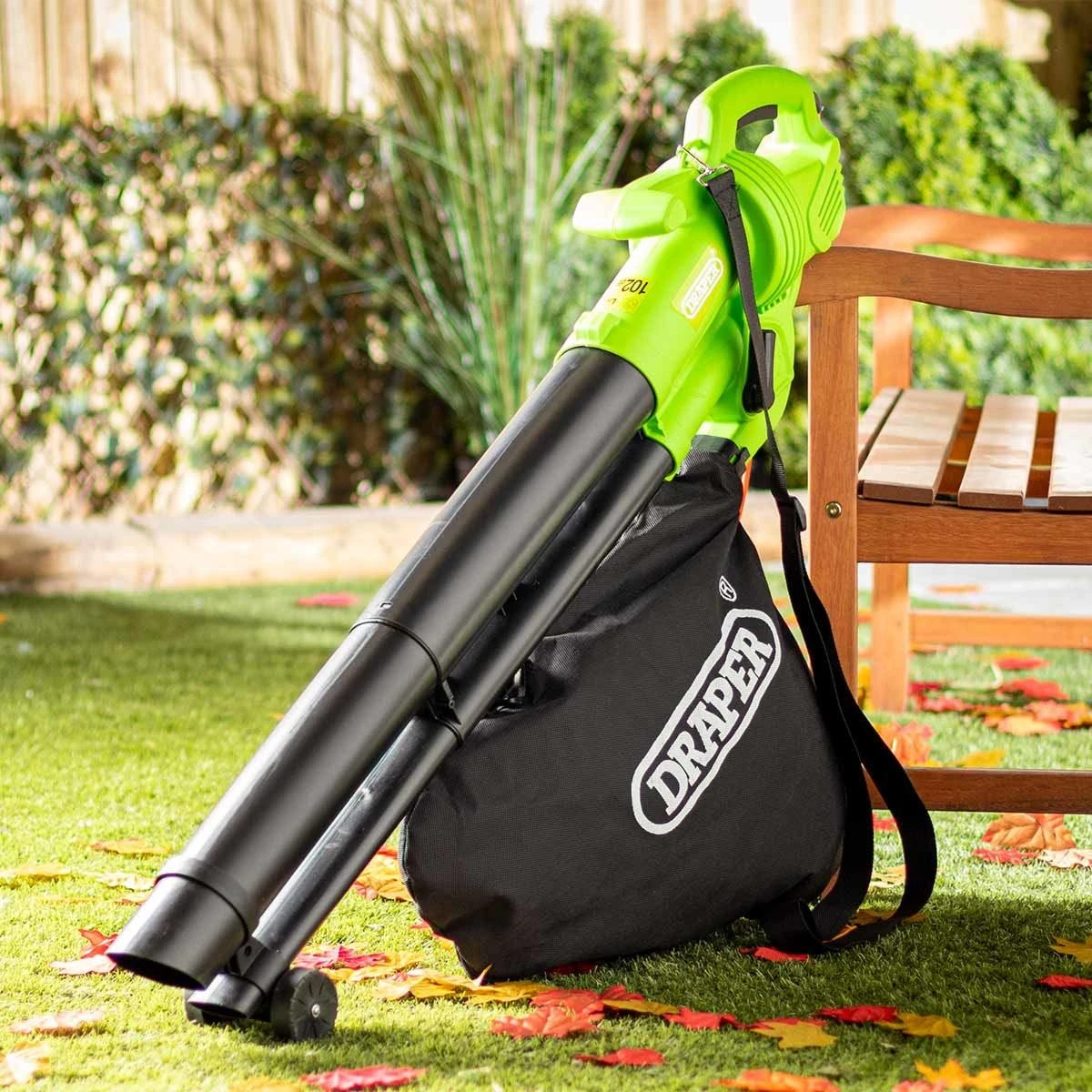 Draper 3000W 3-in-1 Garden Vacuum, Leaf Blower And Mulcher W/ 35L Collection Bag - Image 4