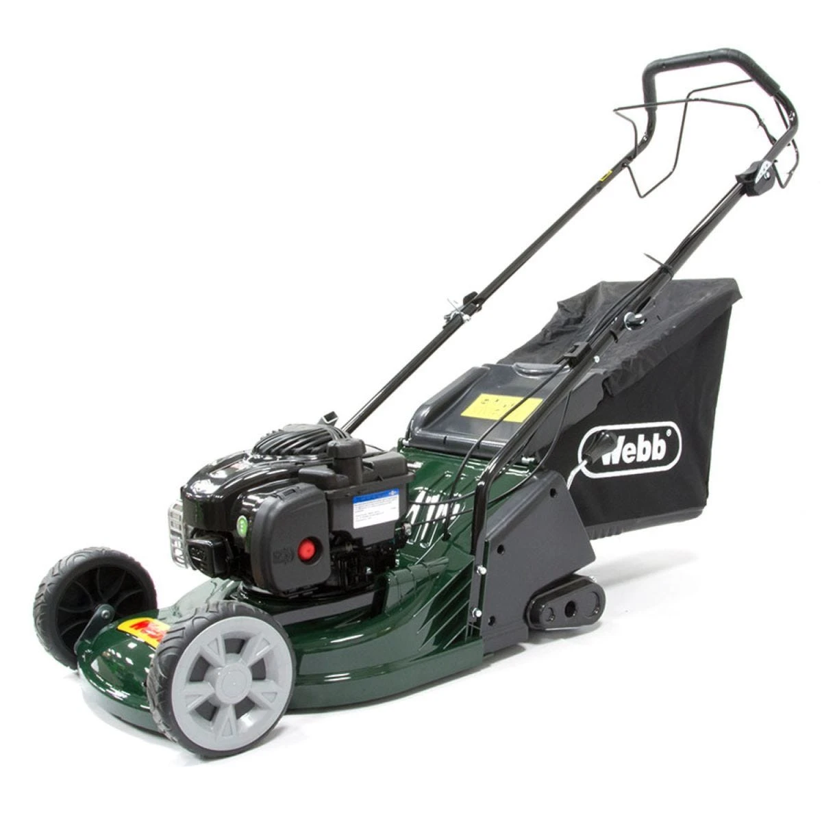 Webb RR17SP 43cm Self-Propelled ABS-Deck Rear-Roller Rotary Petrol Mower - Image 9