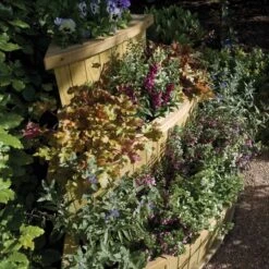 Rowlinson Marberry Corner Cascade Garden Planter