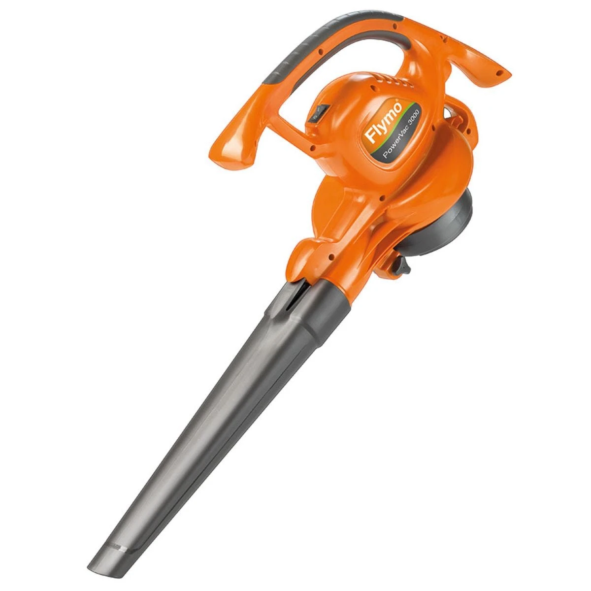 Flymo PowerVac 3000 2700W 3-in-1 Electric Vacuum, Blower And Shredder With 45L Collection Bag And 10m Cable