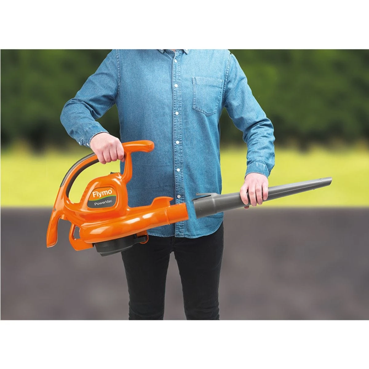 Flymo PowerVac 3000 2700W 3-in-1 Electric Vacuum, Blower And Shredder With 45L Collection Bag And 10m Cable - Image 4