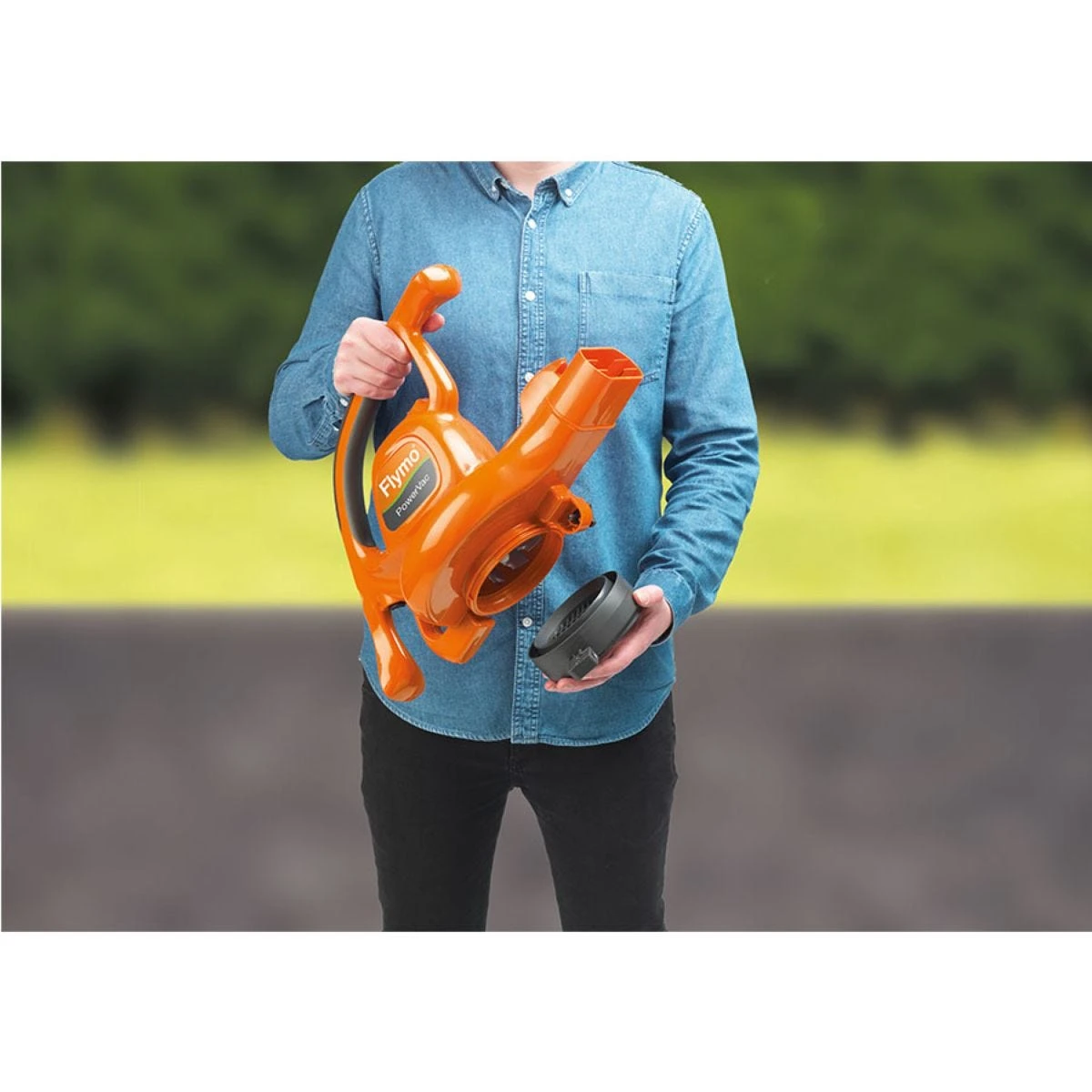 Flymo PowerVac 3000 2700W 3-in-1 Electric Vacuum, Blower And Shredder With 45L Collection Bag And 10m Cable - Image 5