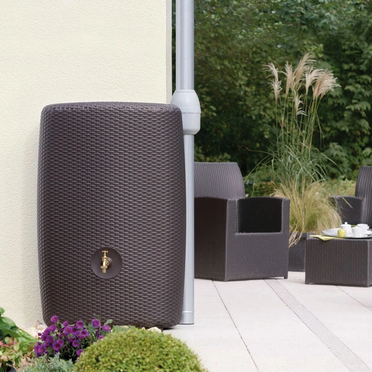 Garantia Sunda Wall Tank 300L - Dark Brown - Image 2