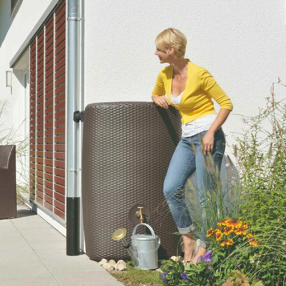 Garantia Sunda Wall Tank 300L - Dark Brown - Image 3