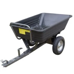 The Handy 295kg (650lb) Poly Body Towed Dump Cart