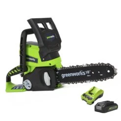 Greenworks 24v 25cm Chainsaw With 2Ah Lithium-ion Battery And Charger