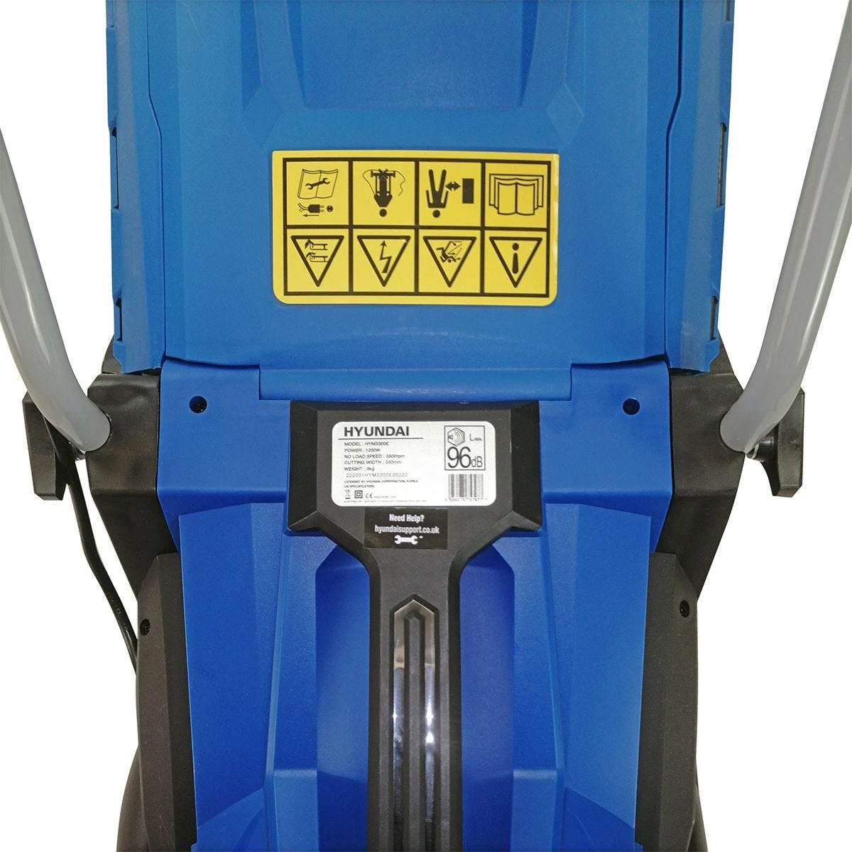 Hyundai HYM3300E Corded Electric 1200W/240V Mulching Roller Lawnmower - Image 10