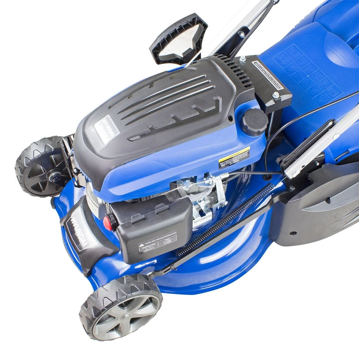 Hyundai HYM430SPER Self Propelled 17" 43cm 430mm 139cc Electric Start Petrol Roller Lawn Mower - Includes 500ml Engine Oil - Image 6