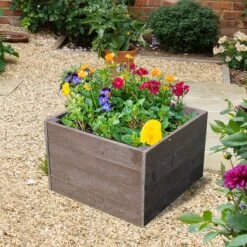 NBB Recycled Furniture EverYear Raised Bed L600 X D640 X H400mm - Brown