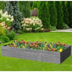 NBB Recycled Furniture EverYear Raised Bed L1200 X D640 X H400mm - Grey