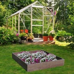 NBB Recycled Furniture EverYear Raised Bed L1200 X D1240 X H200mm - Brown