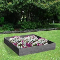 NBB Recycled Furniture EverYear Raised Bed L1200 X D1240 X H200mm - Grey