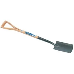 Draper Carbon Steel Border Spade With Ash Handle