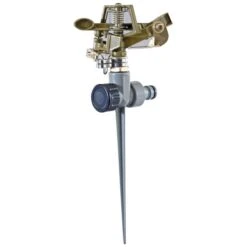 Draper All Metal Impulse Sprinkler - Grey And Gold
