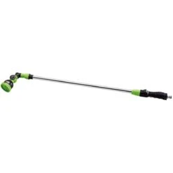 Draper Telescopic Garden Spray Lance - Black, Green, And Silver