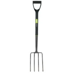 Draper Carbon Steel Garden Fork - Grey