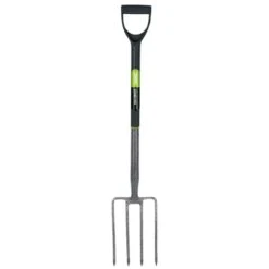 Draper Extra Long Carbon Steel Garden Fork - Grey