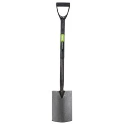 Draper Extra Long Carbon Steel Garden Spade - Grey