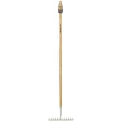 Draper Stainless Steel Garden Rake With Ash Handle