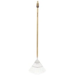 Draper Stainless Steel Lawn Rake With Ash Handle