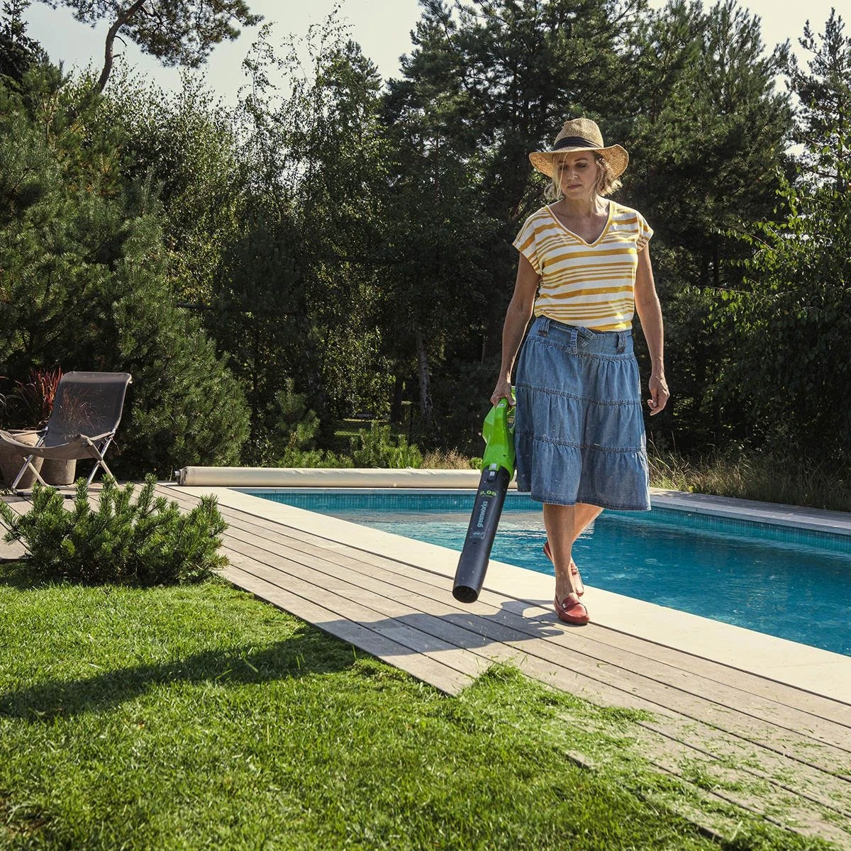 Greenworks 24v Cordless Variable Speed Axial Blower With 2ah Battery & Charger - Image 3