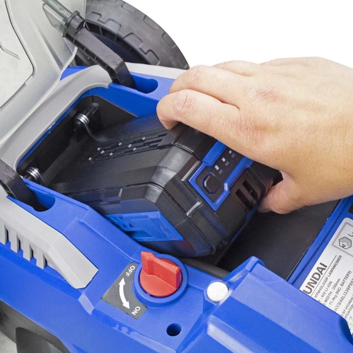 Hyundai HYM40LI330P 40v Rechargreable Lawn Mower - Image 15