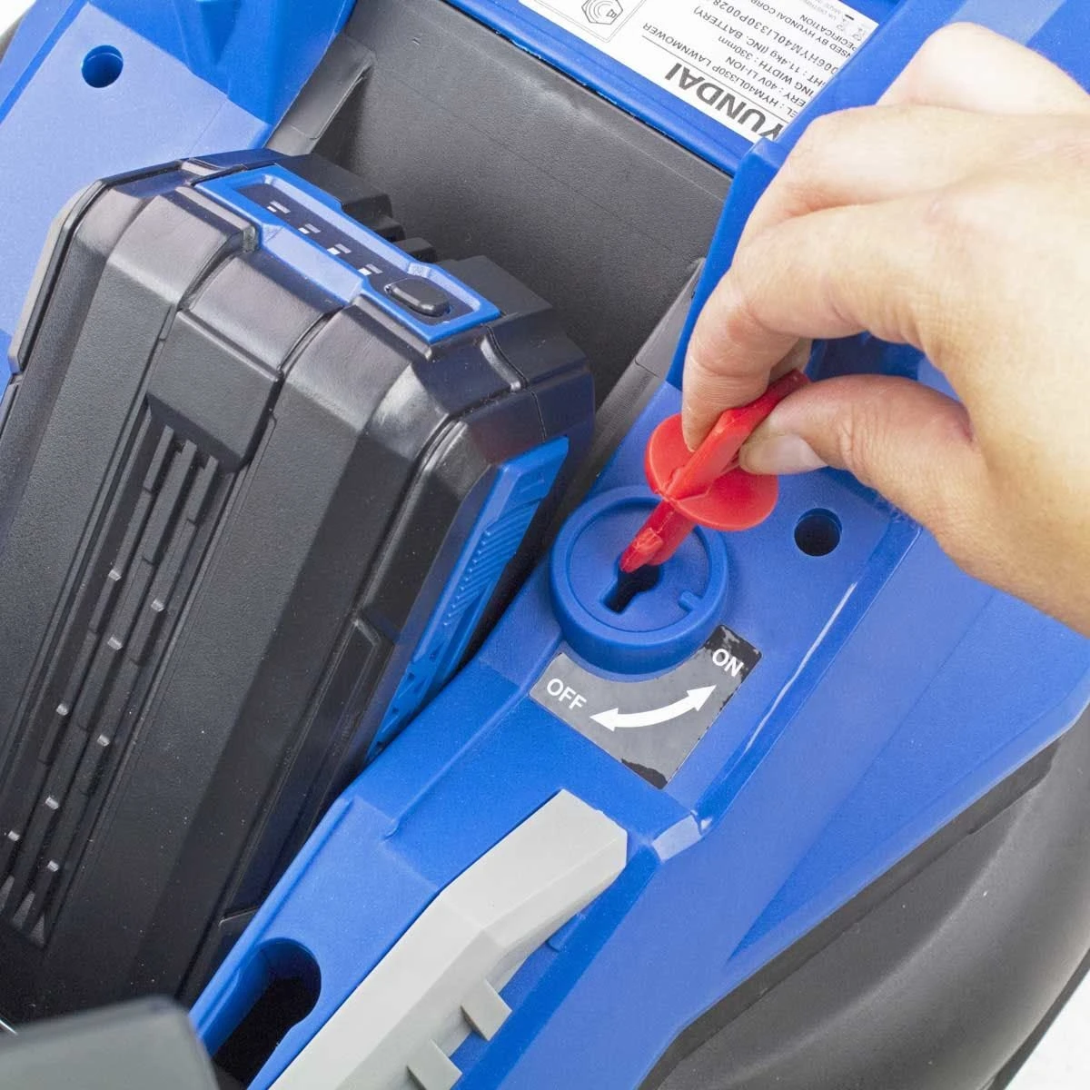 Hyundai HYM40LI330P 40v Rechargreable Lawn Mower - Image 16