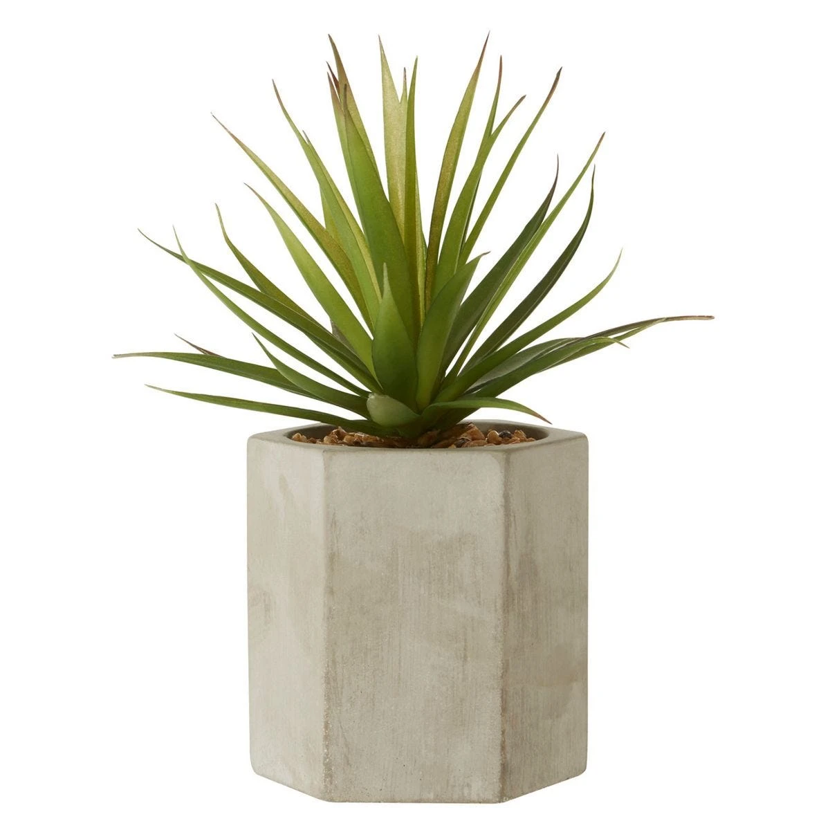 Sword Grass Ceramic Pot - Grey