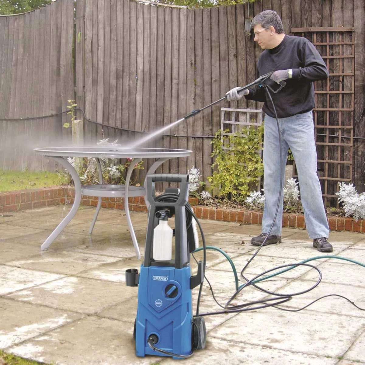 Draper 230V 135 Bar Pressure Washer - 1600W - Image 3
