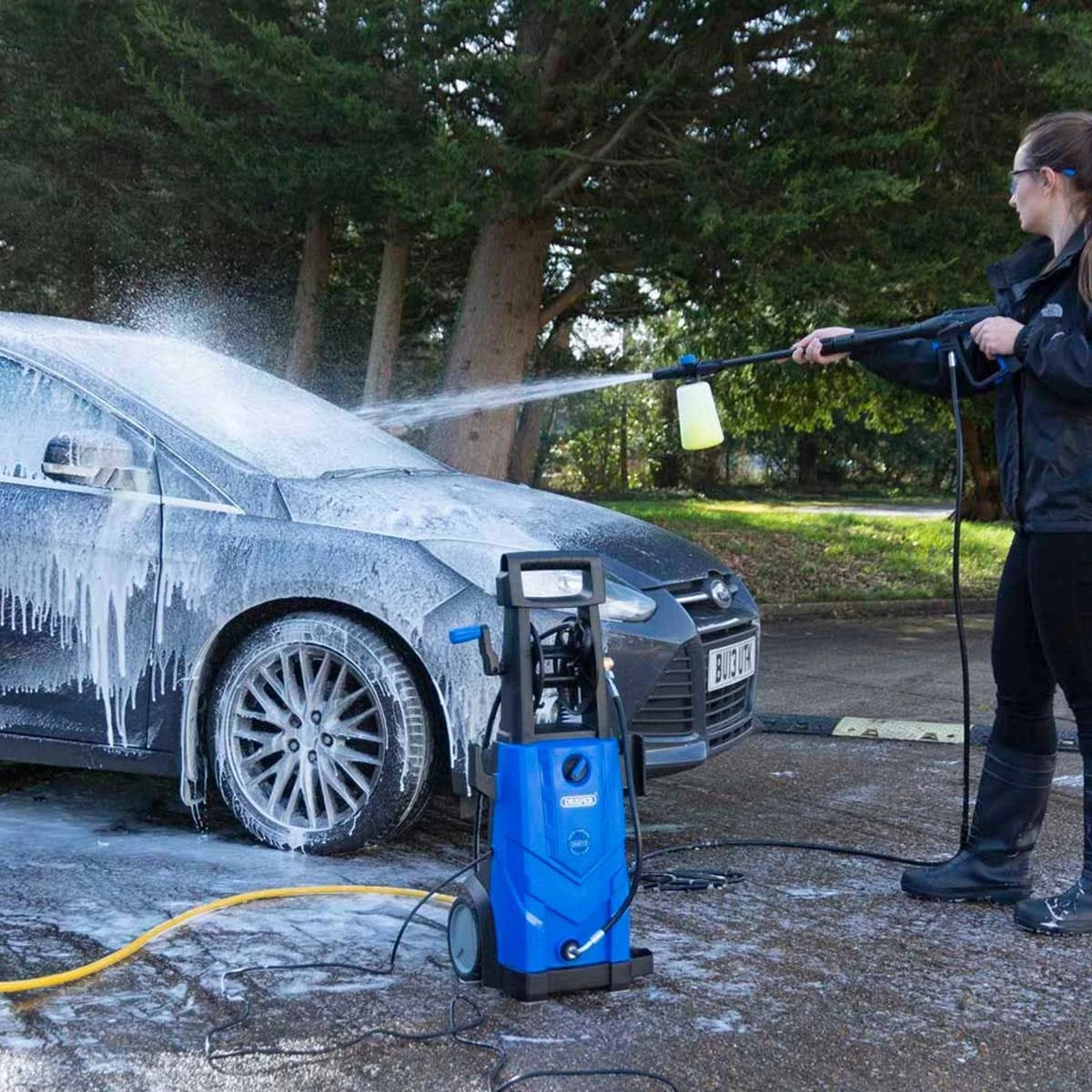 Draper 230V 165 Bar Pressure Washer - 2200W - Image 3