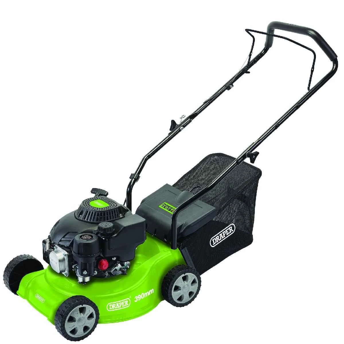Draper 390mm Composite Deck Petrol Lawn Mower (132cc/3.3HP)