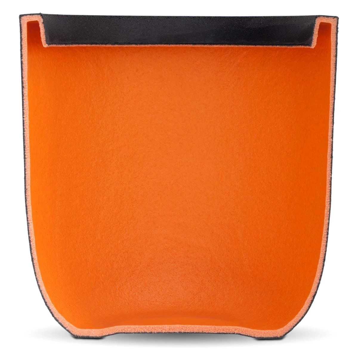 Capi Europe Rectangle Planter Smooth NL 36x36x79 - Black - Image 2