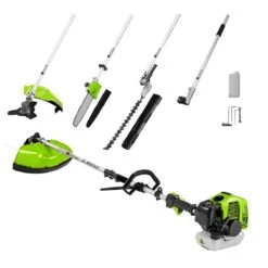 Zipper GPS182J 4 In 1 Petrol Garden Multi-Tool - Green & Black