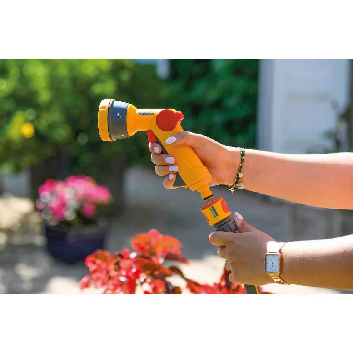 Hozelock Multi Spray Gun 2669 - Yellow & Grey - Image 9