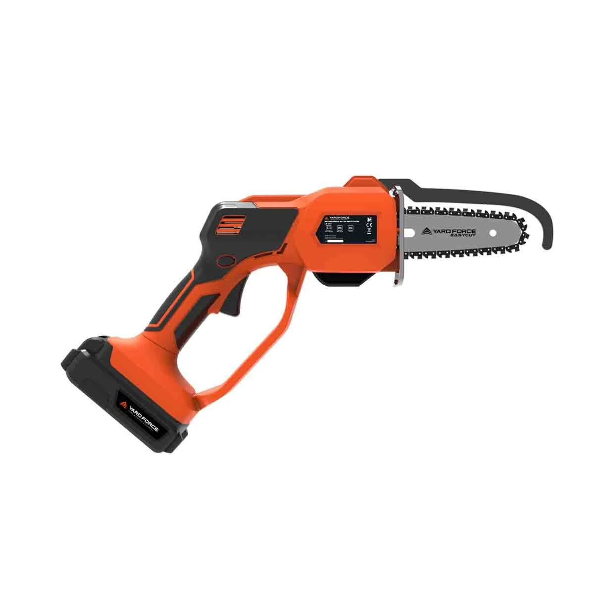 Yard Force 20V Cordless 10Cm Mini Saw W/ Li-ion Battery And Charger - Orange - Image 2