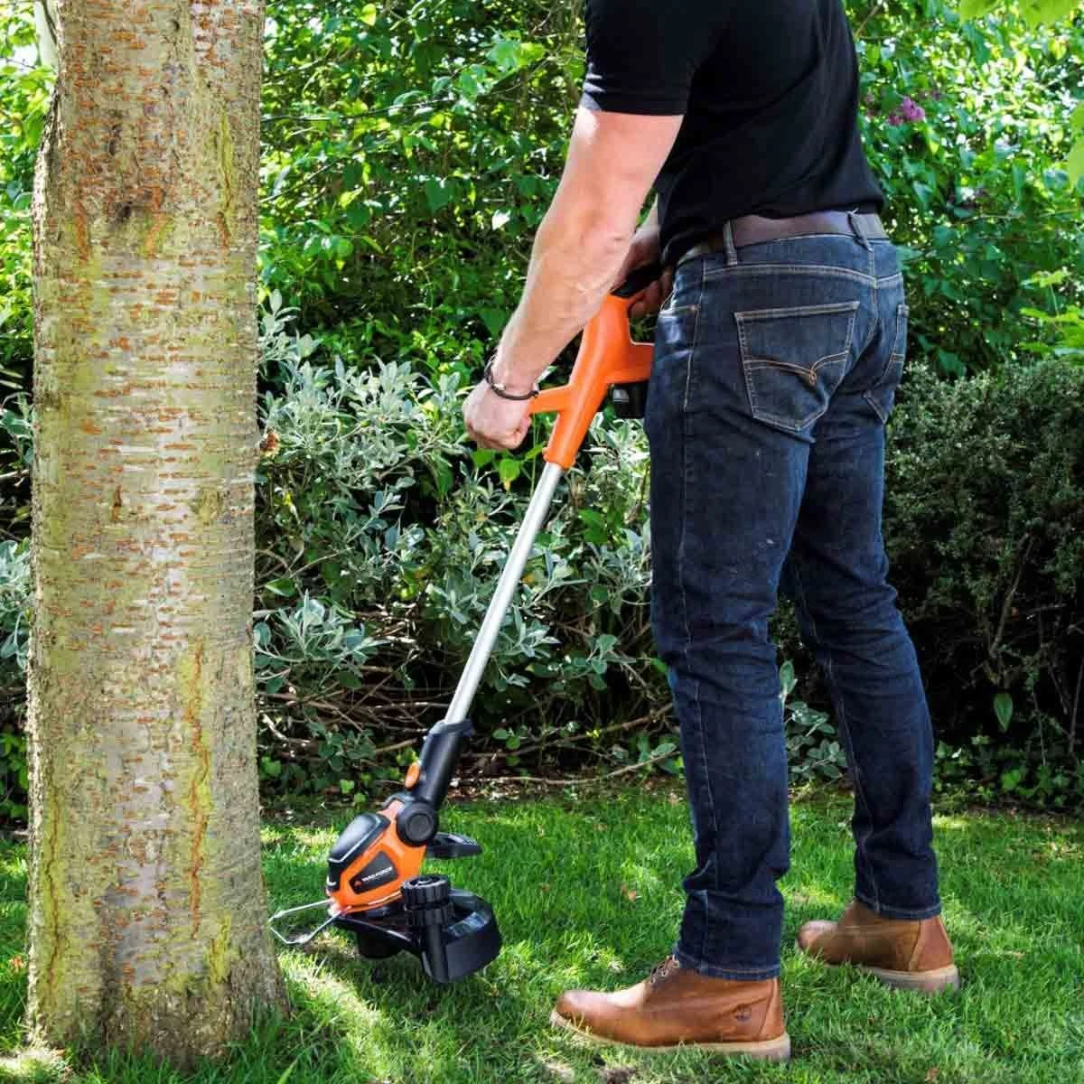 Yard Force 40V 30Cm Cordless Grass Trimmer W/ 2.5Ah Lithium-ion Battery And Charger - Orange - Image 5