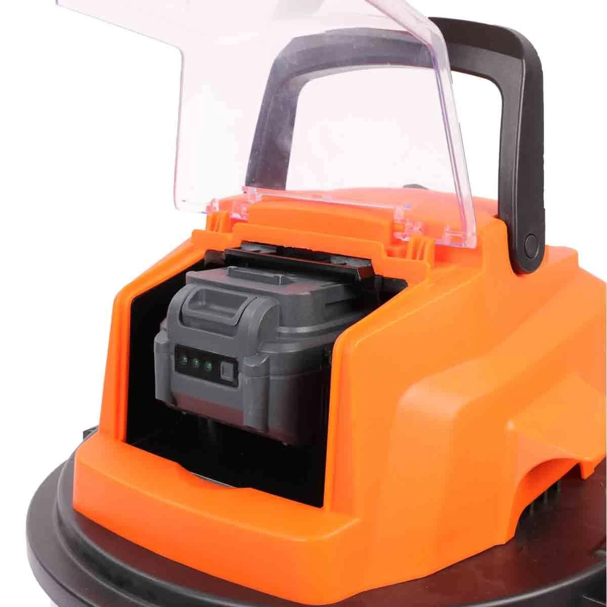 Yard Force 20V Wet And Dry Vacuum Cleaner W/ 4.0Ah Battery And Charger - Orange & Black - Image 2