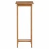 Interiors By Ph Square Plant Stand Tropical Hevea Wood Natural