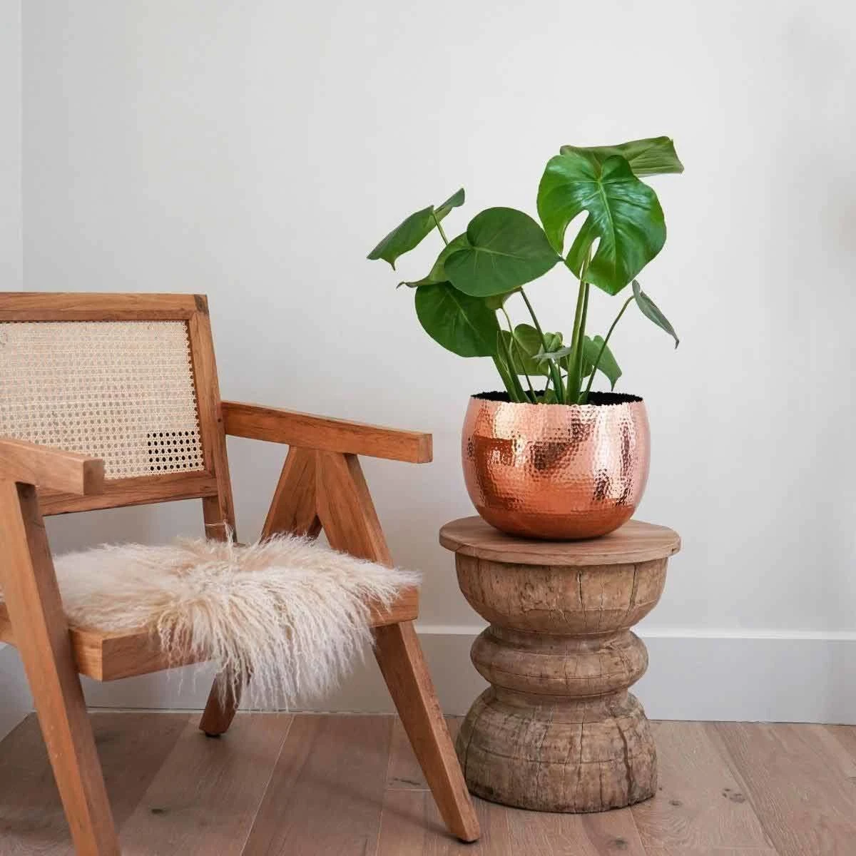 Ivyline Hammered Bowl Copper/Black - 19Cm