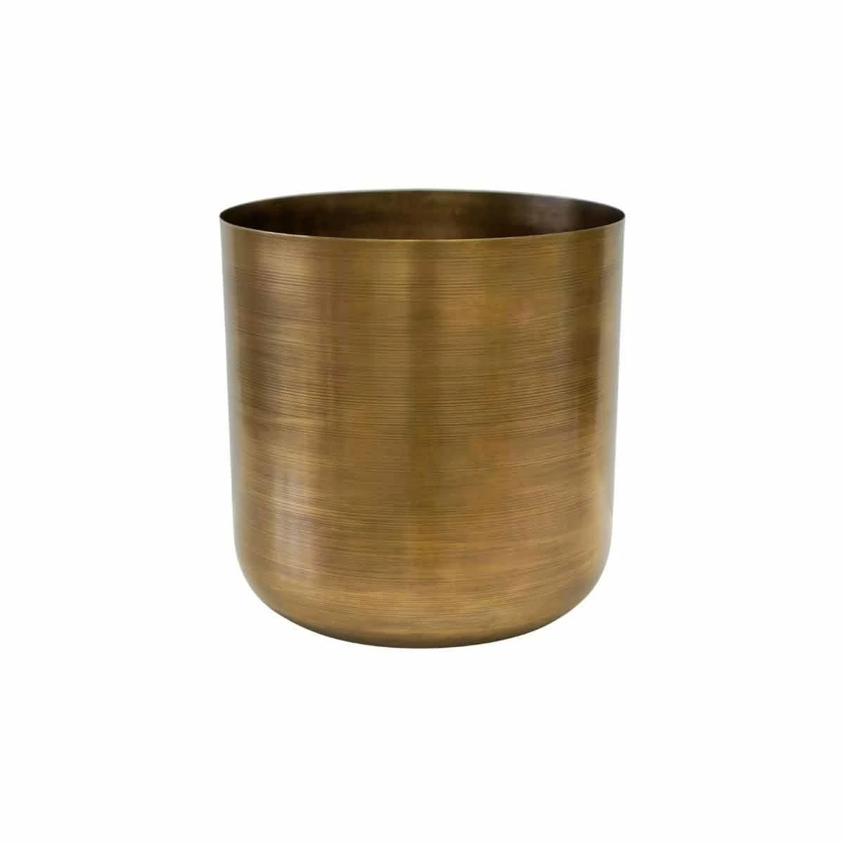 Ivyline Indoor Chelsea Brass Planter - H26Cm D25Cm - Image 2