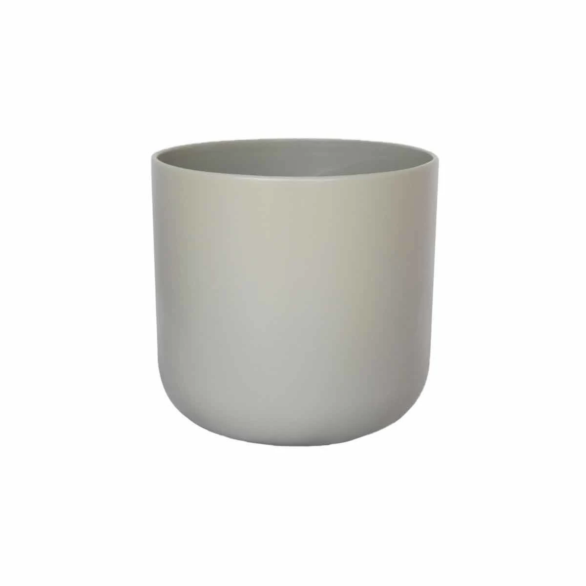 Ivyline Lisbon Planter Light Grey - H26Cm D26Cm - Image 2