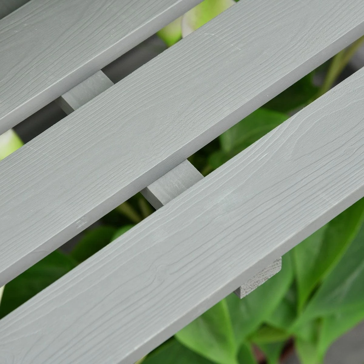 Outsunny Wood Cold Frame Greenhouse Outdoor Indoor Pc Board 76 X 47 X 110cm Grey - Image 8