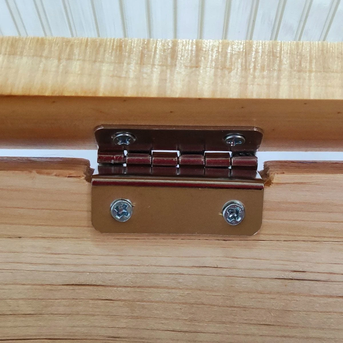 Outsunny Wood Cold Frame Greenhouse Garden Polycarbonate Grow House Natural - Image 8