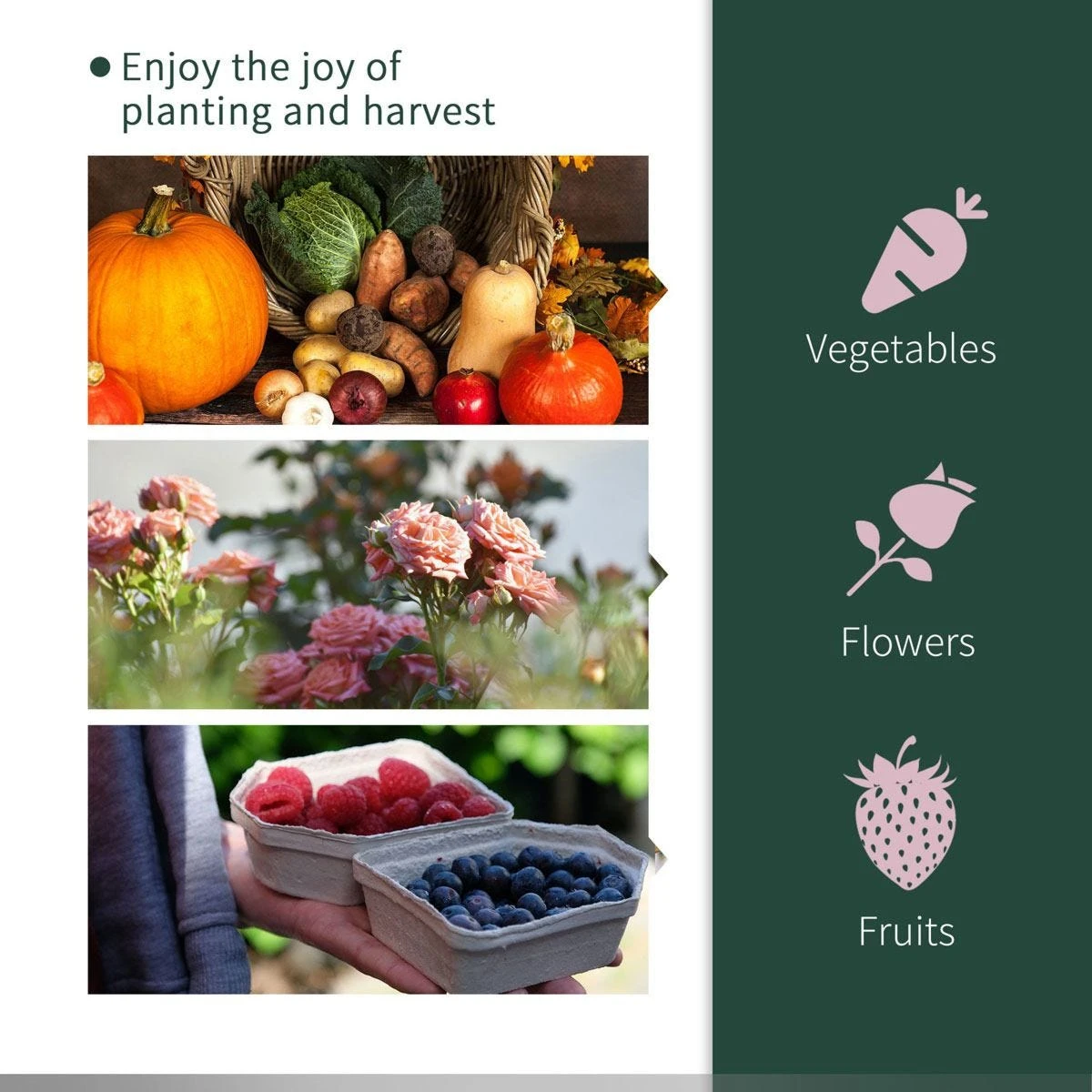 Outsunny Tunnel Greenhouse Grow House Steel Frame Pe Green 200x100x80 Cm - Image 6