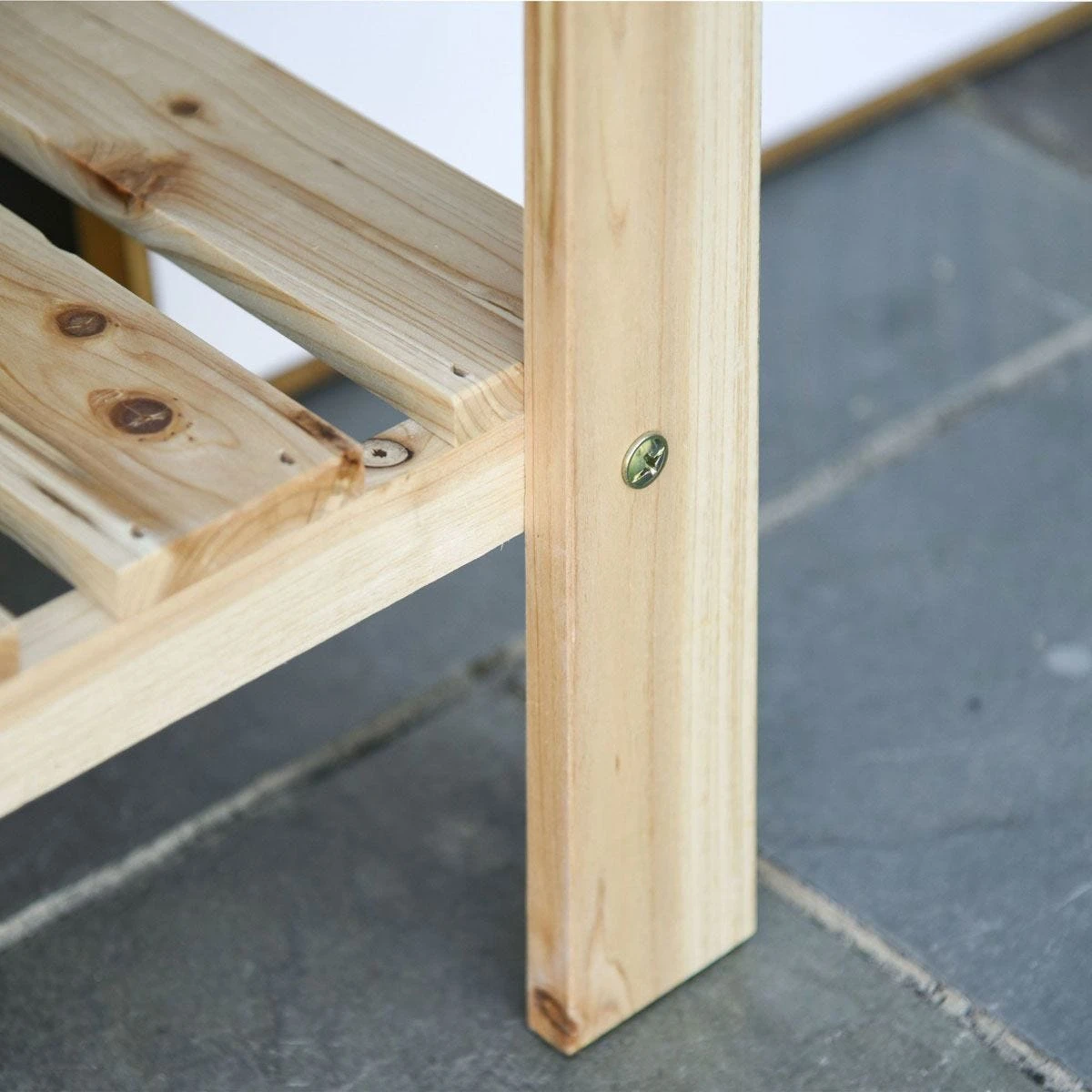 Outsunny Wooden Raised Garden Bed Plant Stand Box With Clapboard 100 X 40 X 84cm - Image 7