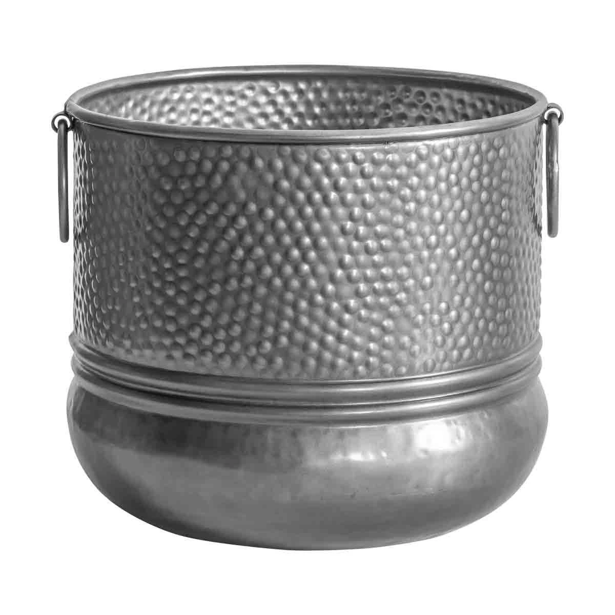 Feltham Planter Small Nickel Antique 265x265x260Mm