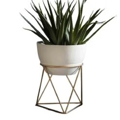 Wickham Metal Planter Set Of 2 355x505Mm