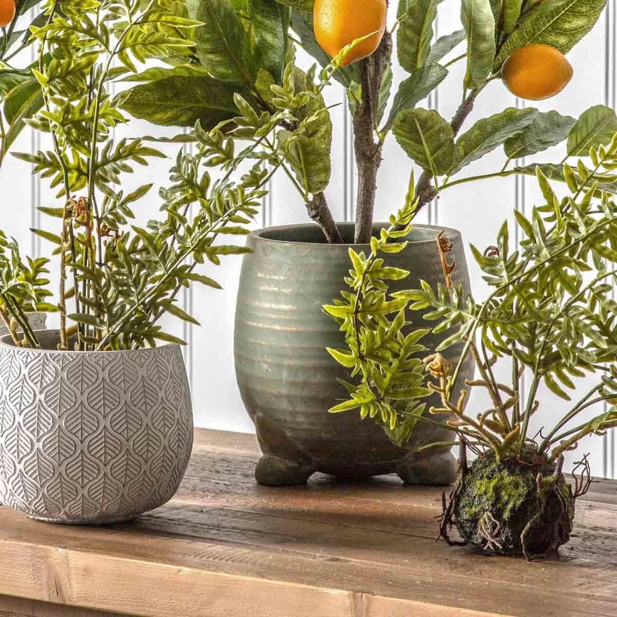 Harrow Pot Gold/Green 190x190x190Mm - Image 2