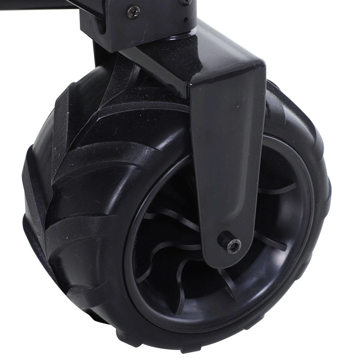 Outsunny Outdoor Folding Cargo Cart W/ Telescopic Handle - Image 7